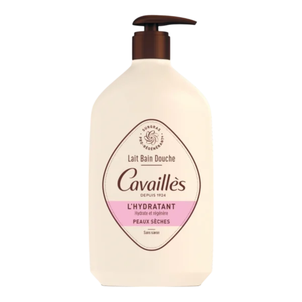 Rogé Cavaillès Lait Bain Douche Hydratant Peaux Sèches 1L