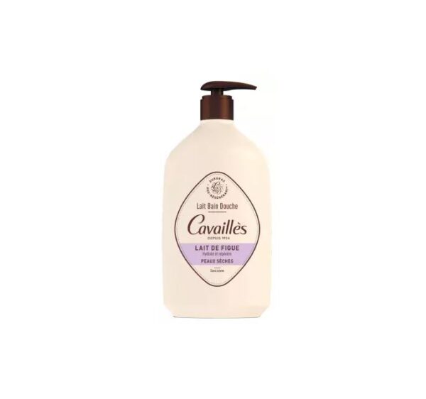 Rogé Cavaillès Lait Bain Douche Lait de Figue Peaux Sèches 1L