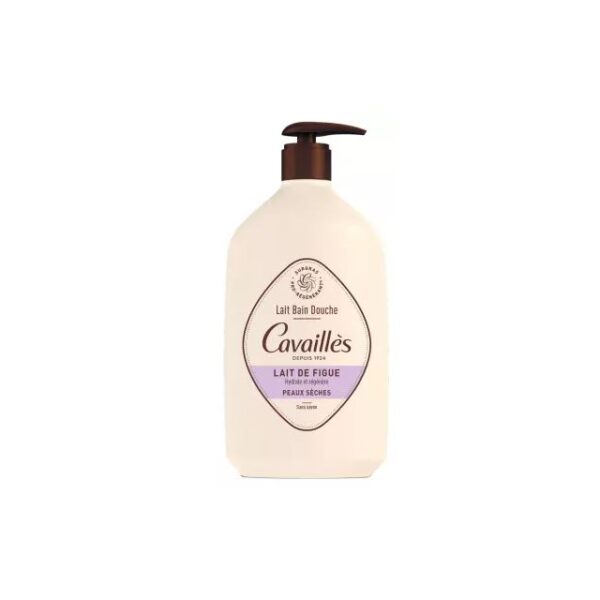 Rogé Cavaillès Lait Bain Douche Lait de Figue Peaux Sèches 1L
