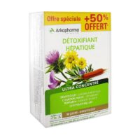 Arkofluides Détoxifiant hépatique Bio - 20 ampoules + 10 offertes