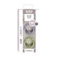 BIBS X LIBERTY De Lux Pack de 2 Taille unique (0-36 mois) Rond - Silicone