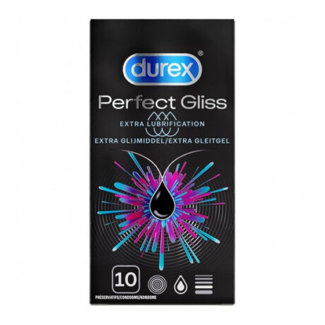 Durex Préservatifs Extra Lubrification boite de 10