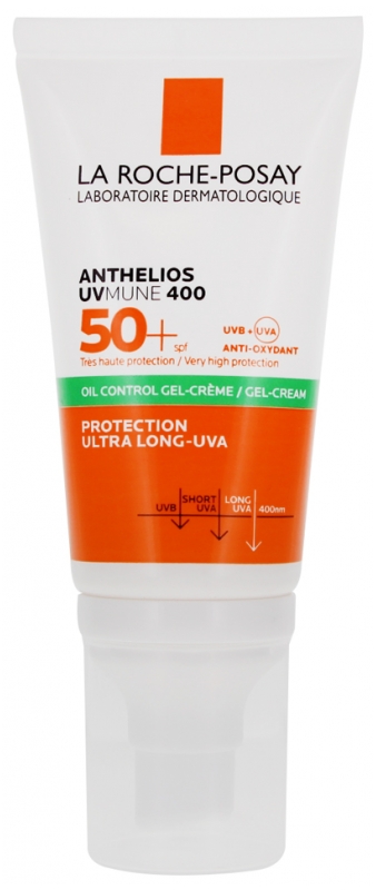 La Roche-Posay Anthelios UVmune 400 Gel-Crème Oil Control SPF50+ Avec Parfum 50 ml