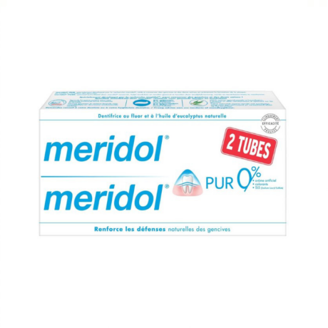 Meridol Dentifrice Pur Lot de 2 x 75 ml