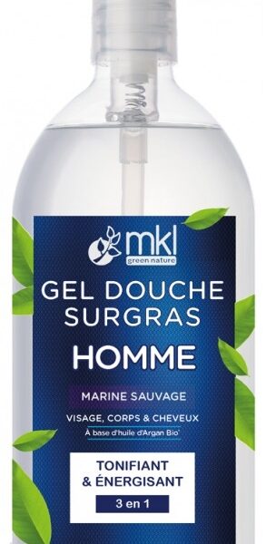 MKL Homme Gel Douche Surgras Marine Sauvage 1L