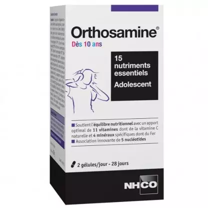 NHCO Orthosamine 10+ - 15 Nutriments Essentiels, 56 gélules