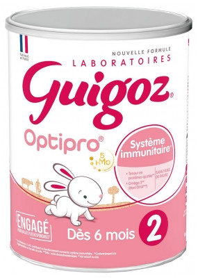 Guigoz Optipro 2 : Lait 2ème âge Nutritif 780g, Dès 6 mois