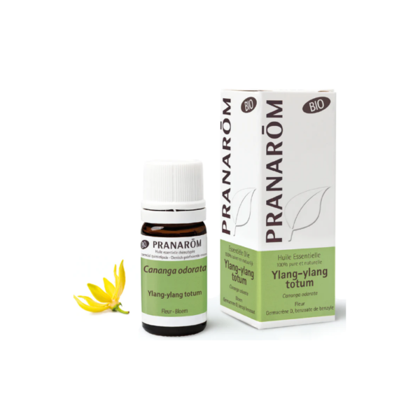Pranarôm Bio Huile Essentielle Ylang-Ylang Totum 5ml - Pure & Naturelle Pranarôm Bio Huile Essentielle Ylang-Ylang Totum 5ml - Pure & Naturelle