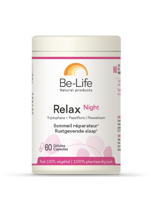 relax-night-sommeil-60-gelules-be-life Be-Life Relax Night 60 gélules – Image 1