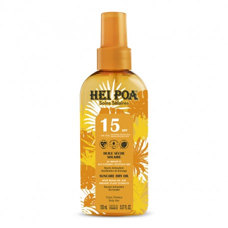 HEI POA Huile sèche solaire SPF15 150ML