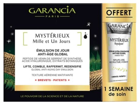 Garancia Mystérieux Mille et Un Jours Émulsion de Jour Anti-Âge Global 30 ml + Repulpant 5 ml Offert