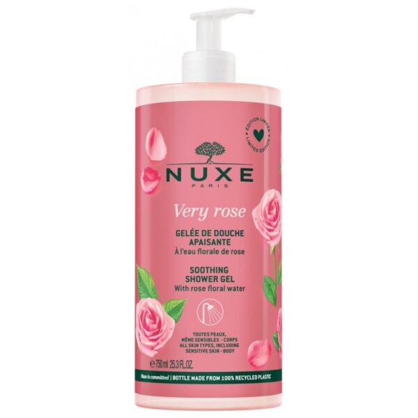Nuxe Very Rose Gelée de Douche Apaisante 750 ml