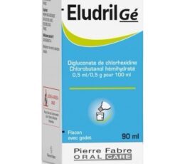 Eludril 0,5ml / 0,5g pour 100ml Solution pour Bain De Bouche 90ml