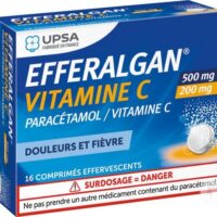 Efferalganvitamine C 500mg/200mg 16 Comprimés Effervescents