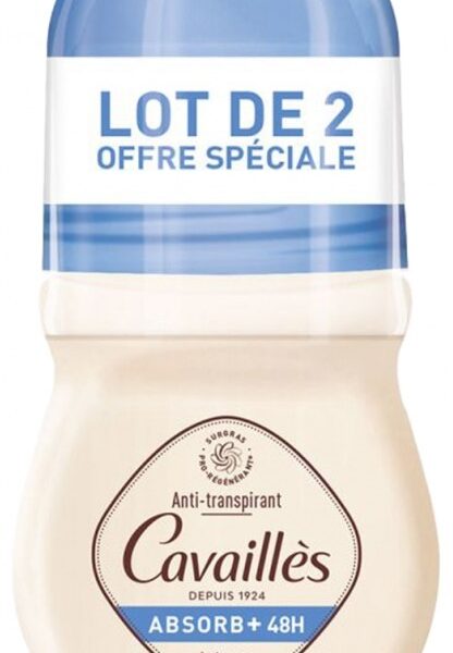 ROGE-CAVAILLES DEO ABSORBANT+ 48H LOT DE 2