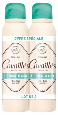 Rogé Cavaillès Déodorant Dermato 48H SPRAY 2X150ML