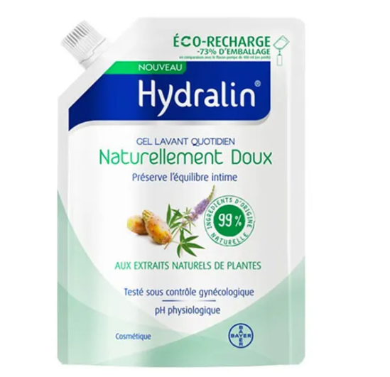 Hydralin Quotidien Eco-Recharge Gel Lavant Naturellement Doux 400ml