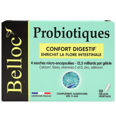 Belloc Probiotiques 30 Gélules Végétales