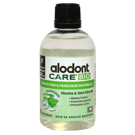 Alodont Care Bain de bouche protection et fraîcheur naturelle bio 100 ml
