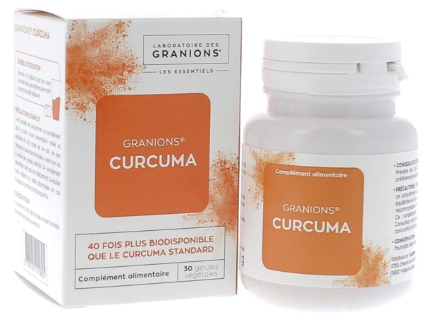 Granions Curcuma - boite de 30 gélules Granions Curcuma - boite de 30 gélules