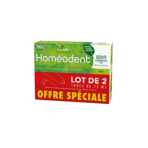 Boiron Homéodent Soin Complet Dents et Gencives Lot de 2 x 75 ml