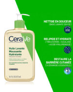 CeraVe Huile Lavante Moussante Hydratante 473 ml – Image 2