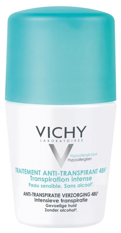 Vichy Déodorant Anti-Transpirant Efficace 48h Roll-On 50 ml