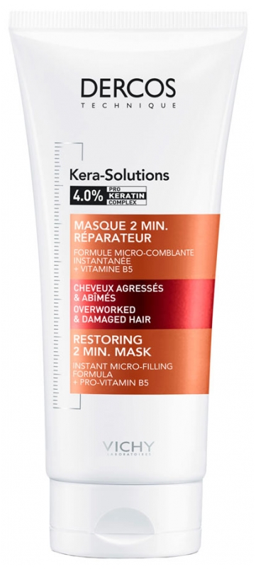 Vichy Dercos Kera-Solutions Masque 2 min. Réparateur 200 ml