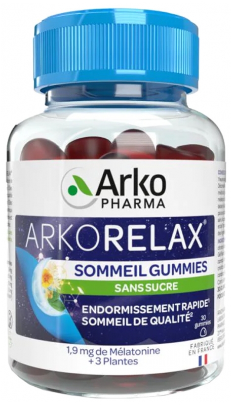 Arkopharma Arkorelax Sommeil Apaisant 30 Gommes Relaxantes