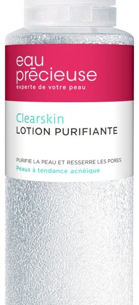 Eau Précieuse ClearSkin Lotion Purifiante Anti-Imperfections 375 ml face