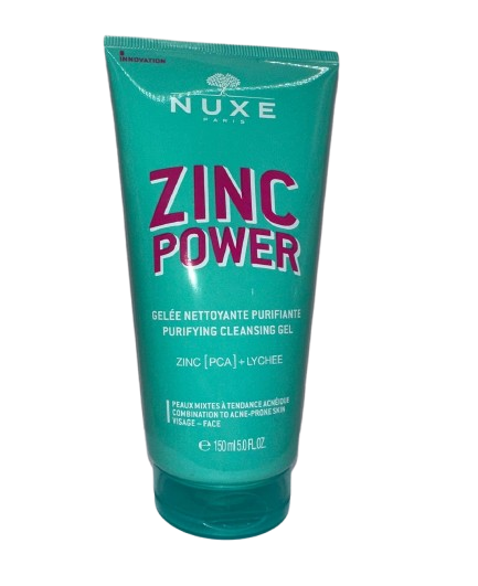 Nuxe Zinc Power Gelée Nettoyante Purifiante 150ml - Peau Nette