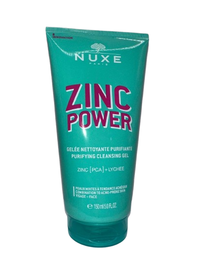 Nuxe Zinc Power Gelée Nettoyante Purifiante 150ml - Peau Nette