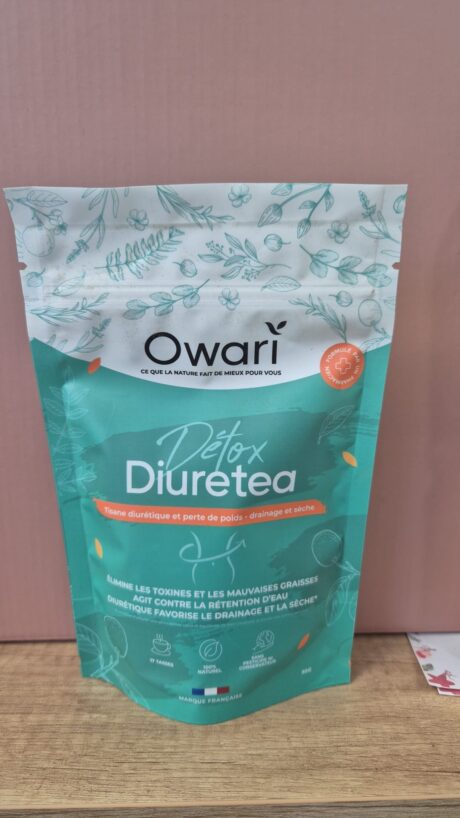 Owari Detox DiureTea Drainage et Sèche - Infusion Minceur 50g drainage efficace