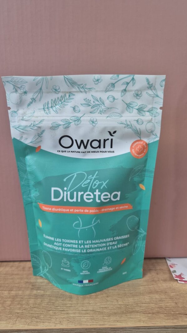 Owari Detox DiureTea Drainage et Sèche - Infusion Minceur 50g drainage efficace