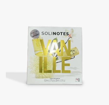 Solinotes Coffret Vanille Eau de Parfum Envoûtante 50ml + 15ml