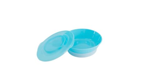 Twistshake Bol Enfant 6m+ Bleu Pastel Repas Bébé Antidérapant