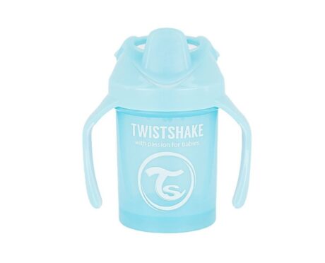 Twistshake Mini Cup Tasse Enfant Innovante 230 ml Bleu Pastel