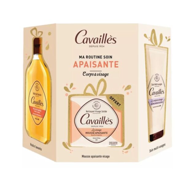 Cadum Cavaillès Ma Routine Soin Apaisante Coffret 3 Produits