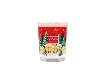 Collines de Provence Bougie de Noël Envoûtante 180g Parfum Festif