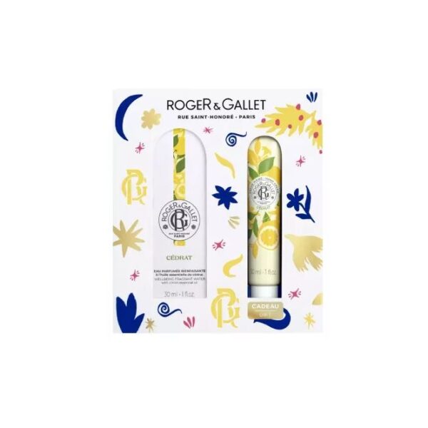 Roger&Gallet Cédrat Coffret Eau Parfumée 30ml + Crème Mains Offerte