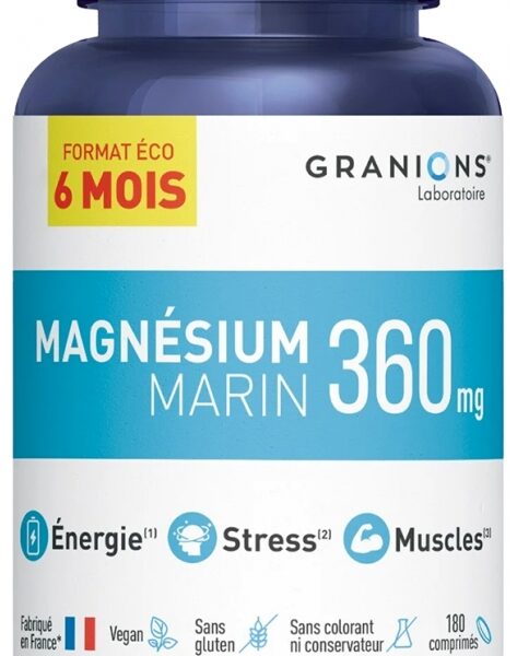 Granions Magnésium Marin Poudre Essentiel 180 g - Anti-Fatigue