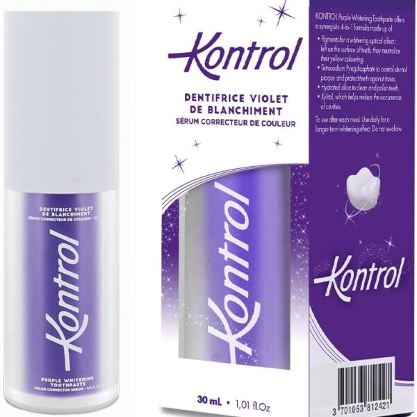 KONTROL Dentifrice Violet de Blanchiment
