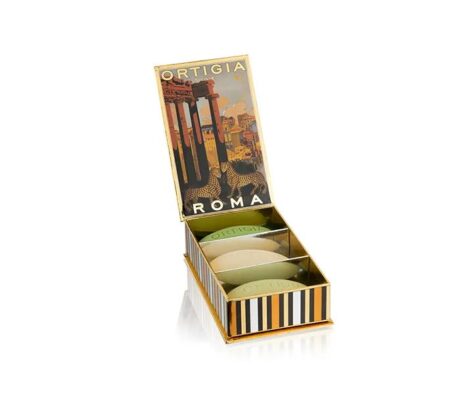 Ortigia Roma Box Coffret Luxueux de 3 Soins Corps Parfumés