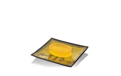 Ortigia Zagara Élégant Coffret Savon & Coupelle en Verre 200g