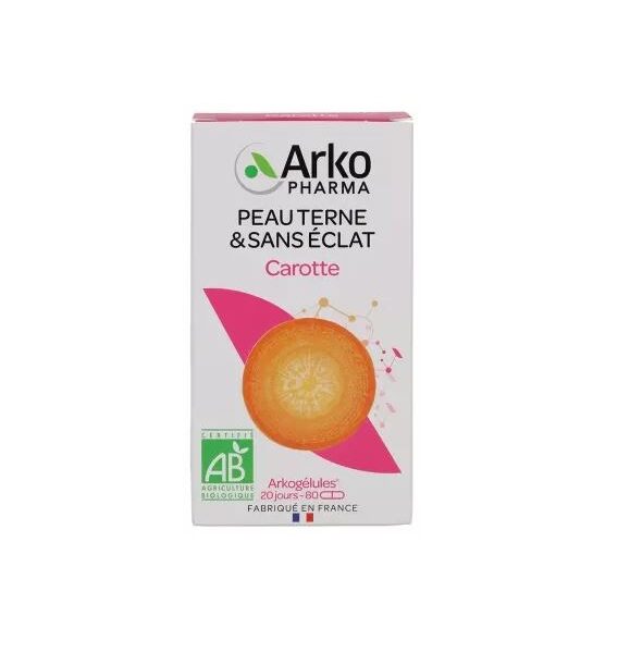 Arkopharma Arkogélules Carotte Bio 80 Gélules 100% Naturel