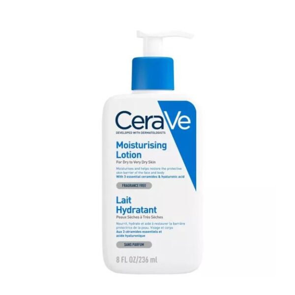 CeraVe Lait Hydratant Visage & Corps Peaux Sèches 236ml