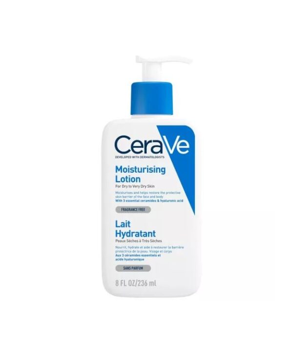 CeraVe Lait Hydratant Visage & Corps Peaux Sèches 236ml CeraVe Lait Hydratant Visage & Corps Peaux Sèches 236ml