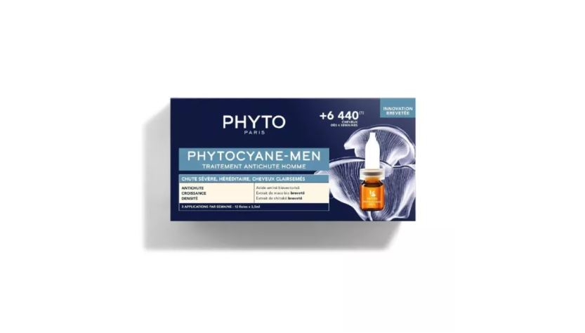 PHYTO Phytocyane Men Traitement Antichute Homme 12x3,5ml PHYTO Phytocyane Men Traitement Antichute Homme 12x3,5ml
