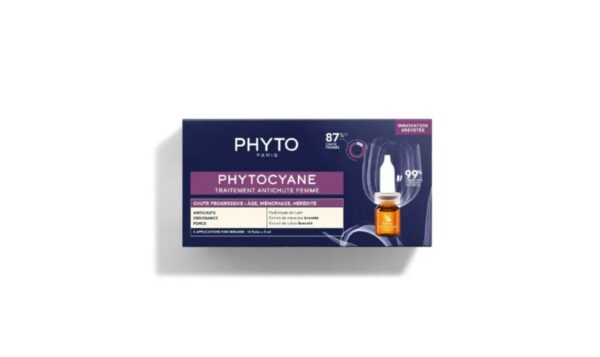 PHYTO Phytocyane Traitement Antichute Femme 12 Ampoules 5ml