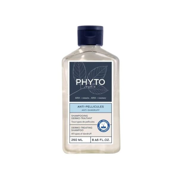 PHYTO Shampoing Dermo-Traitant Anti-Pellicules Apaisant 250ml